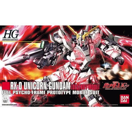 Bandai - Gunpla - HGUC 1/144 - Mobile Suit Gundam Unicorn - RX-0 Unicorn Gundam (Destroy Mode) - official view 3
