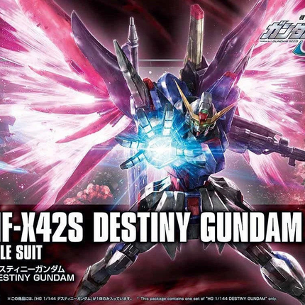 Bandai - Gunpla - HGCE 1/144 - Mobile Suit Gundam SEED Destiny - ZGMF-X42S Destiny Gundam - retail packaging