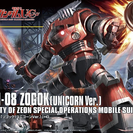 Bandai - Gunpla - HGUC 1/144 - Mobile Suit Gundam Unicorn - MSM-08 Zogok (Unicorn Ver.) - retail packaging