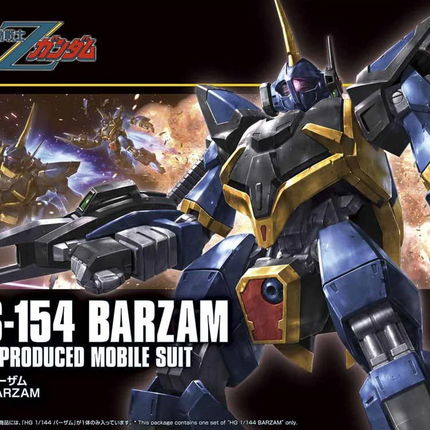 Bandai - Gunpla - HGUC 1/144 - Mobile Suit Zeta Gundam - RMS-154 Barzam - retail packaging