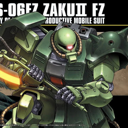 Bandai - Gunpla - HGUC 1/144 - Mobile Suit Gundam 0080: War in the Pocket - MS-06FZ Zaku II FZ (Kai) - retail packaging