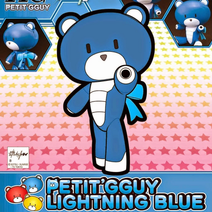 Bandai - Gunpla - HGPG 1/144 - Gundam Build Fighters Try - Petit'gguy Lightning Blue - retail packaging