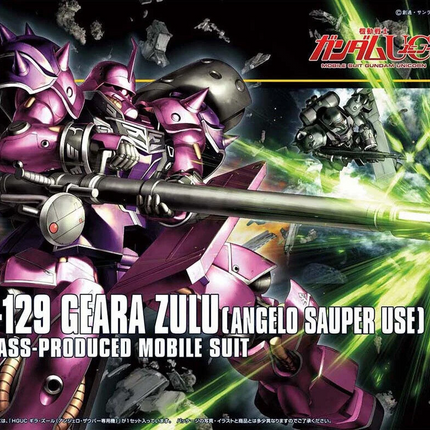 Bandai - Gunpla - HGUC 1/144 - Mobile Suit Gundam Unicorn - AMS-129 Geara Zulu (Angelo Sauper's) - retail packaging