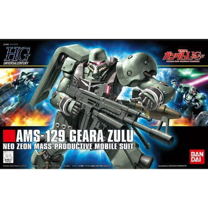 Bandai - Gunpla - HGUC 1/144 - Mobile Suit Gundam Unicorn - AMS-129 Geara Zulu - retail packaging