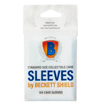 Beckett Shield - Standard Card Sleeves (100 Pack) - The Card Vault
