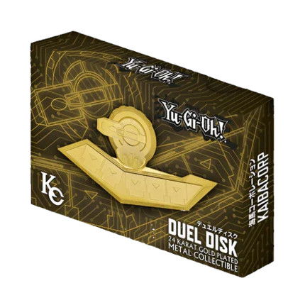 Fanattik - Yu-Gi-Oh! - Mini Replica - 24 Karat Gold Plated Duel Disk (Limited Edition)