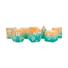 Fanroll - 16mm Resin Polyhedral Dice Set - Layered Stardust Sunset