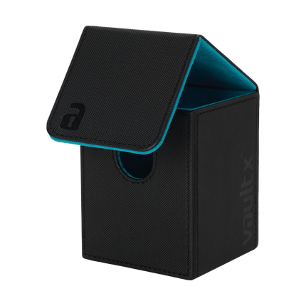 Vault X - Large Exo-Tec® Deck Box - Black/Electric Blue