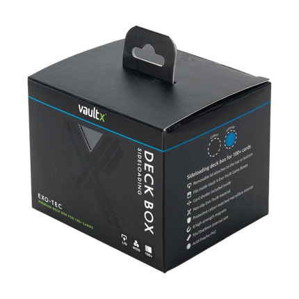 Vault X - Exo-Tec® Sideloading Deck Box 100+ - Black/Electric Blue