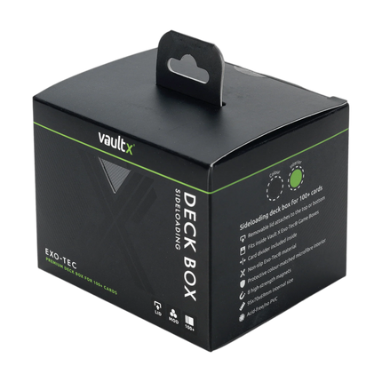 Vault X - Exo-Tec® Sideloading Deck Box 100+ - Black/Electric Green