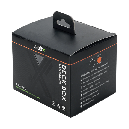 Vault X - Exo-Tec® Sideloading Deck Box 100+ - Black/Electric Orange