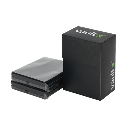 Vault X - Small Deck Box With 100 Sleeves - Black