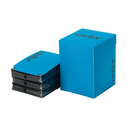 Vault X - Large Deck Box With 150 Sleeves - Blue