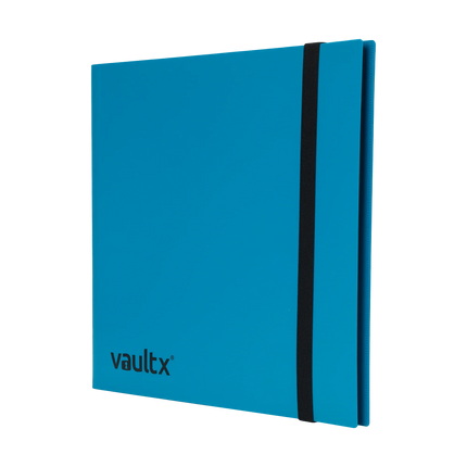 Vault X - 12-Pocket Strap Binder - Blue