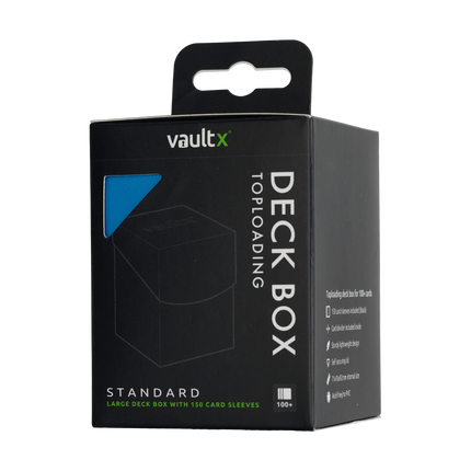 Vault X - Large Deck Box With 150 Sleeves - Blue