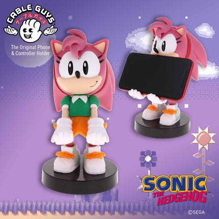 Cable Guys - Nitro Super Sonic - Amy Rose (Classic) - Phone & Controller Holder - The Card Vault