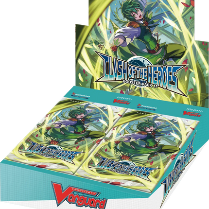 Cardfight!! Vanguard - Clash of the Heroes - Booster Box (16 Packs) - The Card Vault