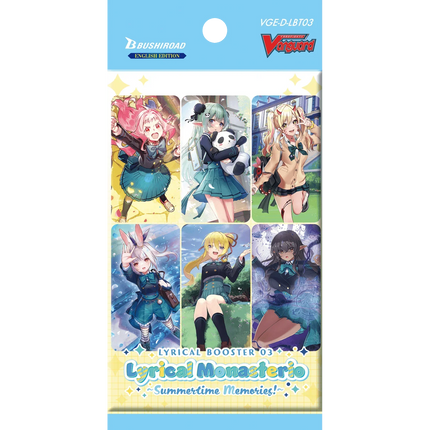 Cardfight!! Vanguard - Lyrical Booster - 03 Lyrical Monasterio ~Summertime Memories~ Booster Pack - The Card Vault