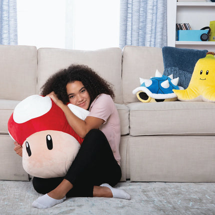Club Mocchi Mocchi - Mario Kart - Mushroom 22" Mega Plush - The Card Vault
