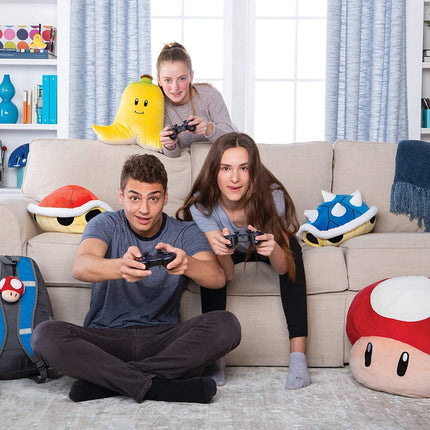 Club Mocchi Mocchi - Mario Kart - Spiny Blue Shell 14" Mega Plush - The Card Vault