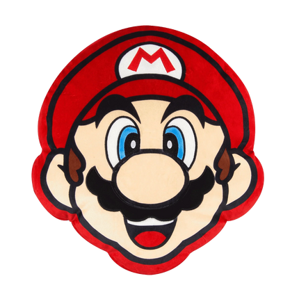Club Mocchi Mocchi - Super Mario - Mario Head 15" Mega Plush - The Card Vault
