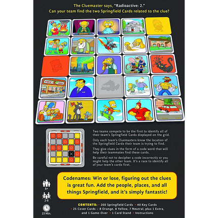 Codenames Simpsons - The Card Vault