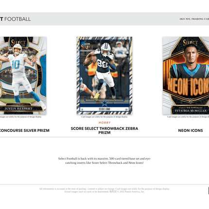 Panini - 2025 Select American Football (NFL) - Hobby Box