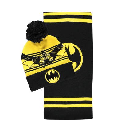 Difuzed - Batman - Beanie & Scarf Gift Set - The Card Vault