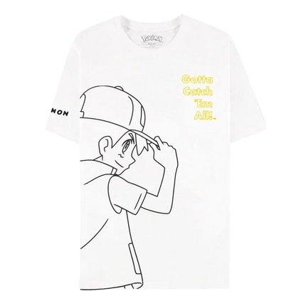 Difuzed - Pokemon - Ash Short Sleeved T-Shirt - The Card Vault