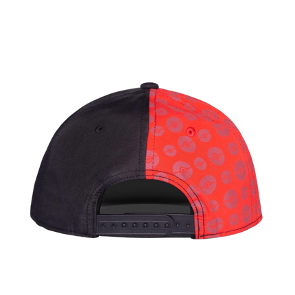 Difuzed - Pokemon - Black and Red Pokeball Snapback Cap - The Card Vault