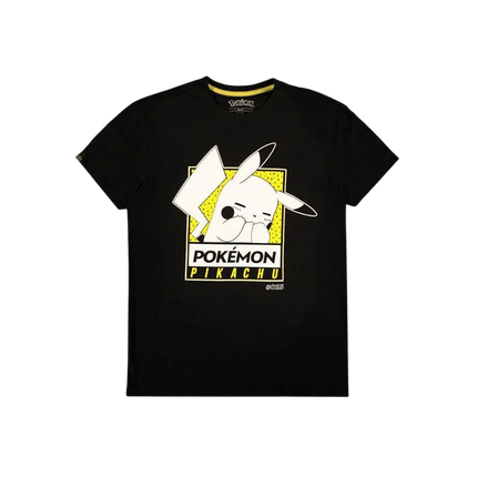 Difuzed - Pokemon - Embarrassed Pikachu Short Sleeved T-Shirt - The Card Vault