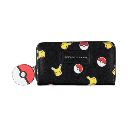 Difuzed - Pokemon - Pikachu Girls Zip Around Wallet - The Card Vault