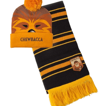 Difuzed - Star Wars - Chewbacca Beanie & Scarf Gift Set - The Card Vault