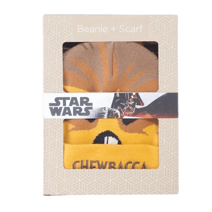 Difuzed - Star Wars - Chewbacca Beanie & Scarf Gift Set - The Card Vault