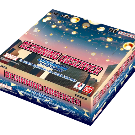 Digimon Card Game: Beginning Observer (BT16) Display Case (12x Booster Boxes) - The Card Vault