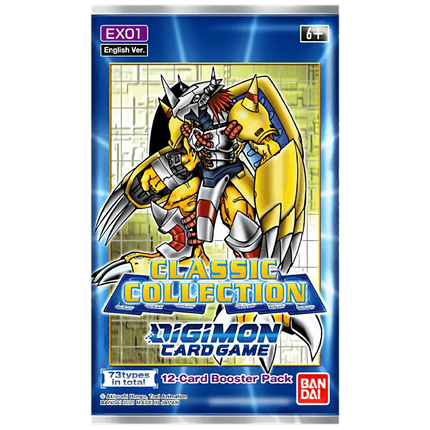 Digimon Card Game: Classic Collection (EX-01) Booster Pack - The Card Vault