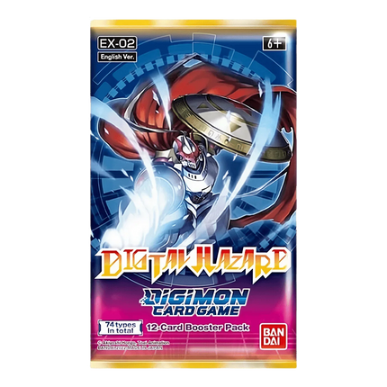 Digimon Card Game: Digital Hazard (EX-02) Booster Pack - The Card Vault