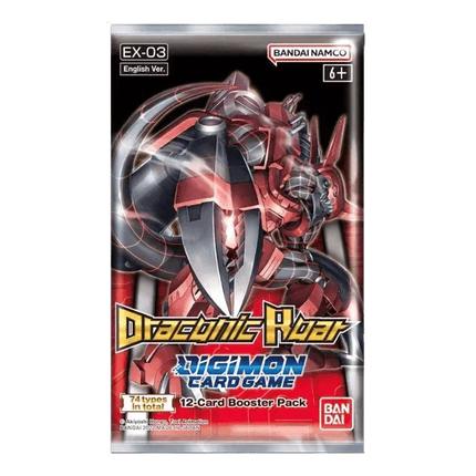 Digimon Card Game: Draconic Roar (EX-03) Booster Pack - The Card Vault