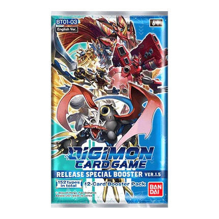 Digimon Card Game: Release Special Booster Ver.1.5 (BT01-03) Booster Box - The Card Vault