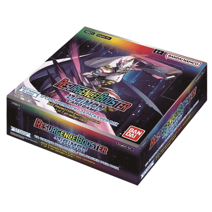 Digimon Card Game: Resurgence Booster (RB01) Display Case (12x Booster Boxes) - The Card Vault