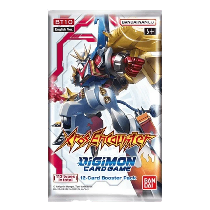 Digimon Card Game: Xros Encounter (BT10) Display Case (12x Booster Boxes) - The Card Vault