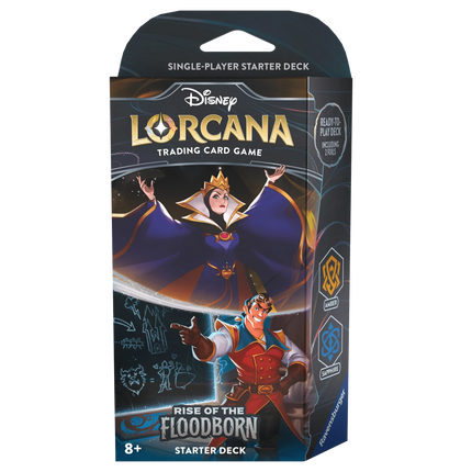 Disney - Lorcana TCG - Rise of the Floodborn - Starter Deck - Amber and Sapphire - The Card Vault