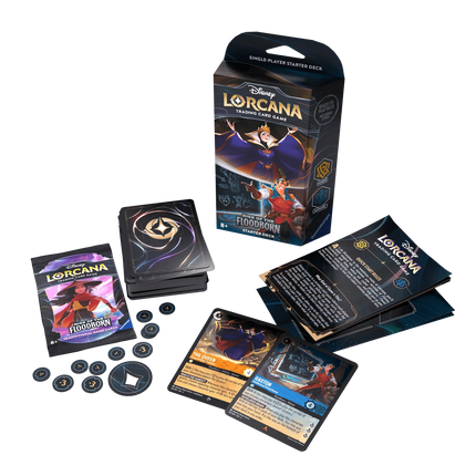 Disney - Lorcana TCG - Rise of the Floodborn - Starter Deck - Amber and Sapphire - The Card Vault