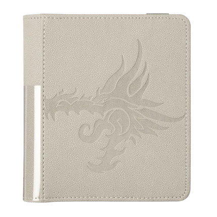 Dragon Shield - Card Codex 80 Portfolio - Ashen White - The Card Vault
