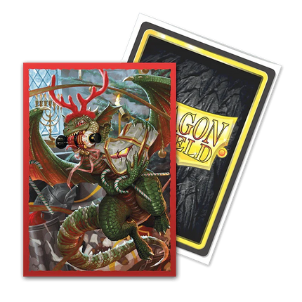 Dragon Shield - Christmas Dragon 2020 - Brushed Art Sleeves - Standard Size - 100pk (Limited Edition) - The Card Vault