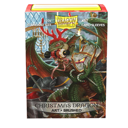 Dragon Shield - Christmas Dragon 2020 - Brushed Art Sleeves - Standard Size - 100pk (Limited Edition) - The Card Vault
