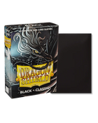 Dragon Shield - Classic Sleeves - Japanese Size - 60pk - Black - The Card Vault