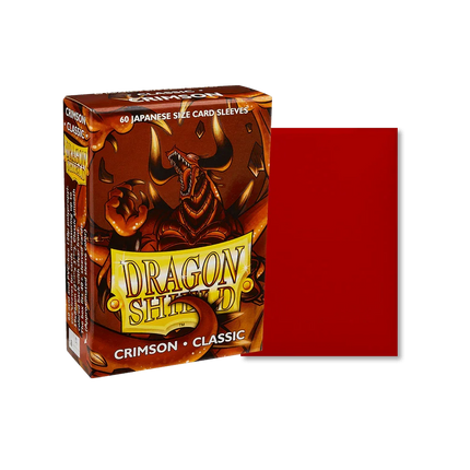 Dragon Shield - Classic Sleeves - Japanese Size - 60pk - Crimson - The Card Vault