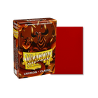 Dragon Shield - Classic Sleeves - Japanese Size - 60pk - Crimson - The Card Vault