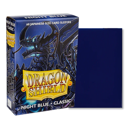 Dragon Shield - Classic Sleeves - Japanese Size - 60pk - Night Blue - The Card Vault
